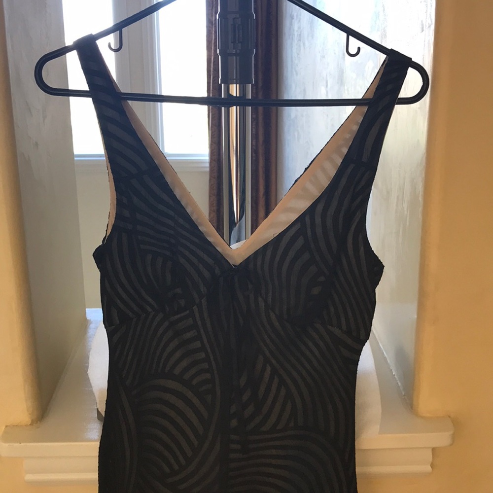 Kenneth Cole Black and Nude Dress